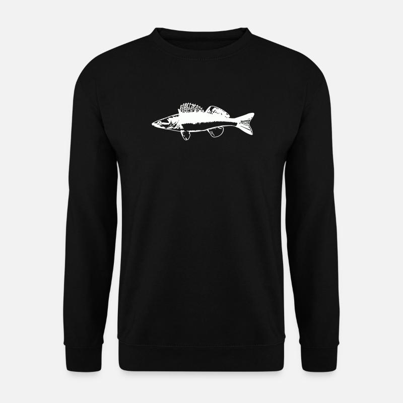 Poisson avec mouvement de l’eau - Sweat-shirt Unisexe - noir