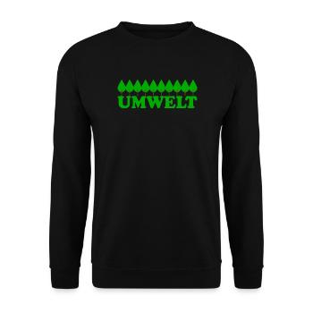 Environnement - Sweat-shirt Unisexe - noir - Devant - Alina (178cm) & Michal (187cm)