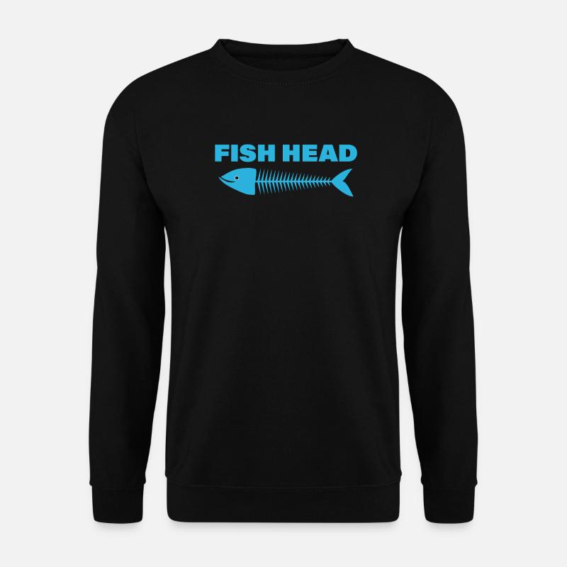 FISH HEAD - Unisex Pullover - Schwarz