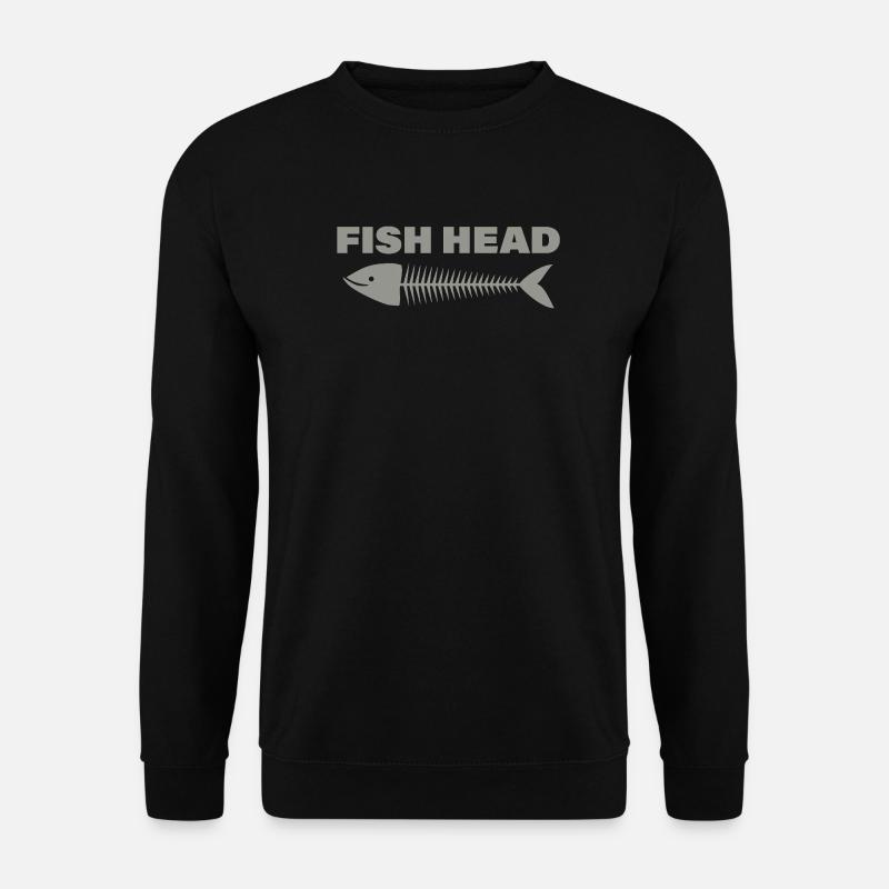 FISH HEAD - Unisex Pullover - Schwarz