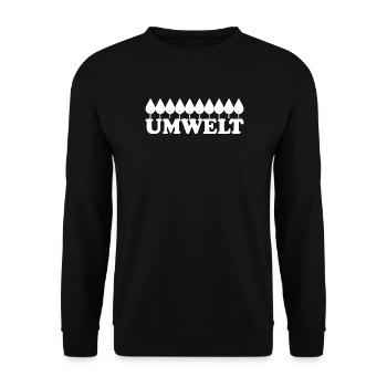 Environnement - Sweat-shirt Unisexe - noir - Devant - Alina (178cm) & Michal (187cm)