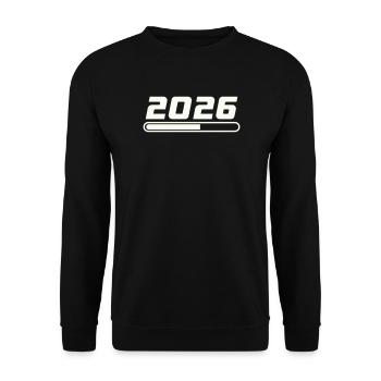 2026 - Sweat-shirt Unisexe - noir - Devant - Alina (178cm) & Michal (187cm)