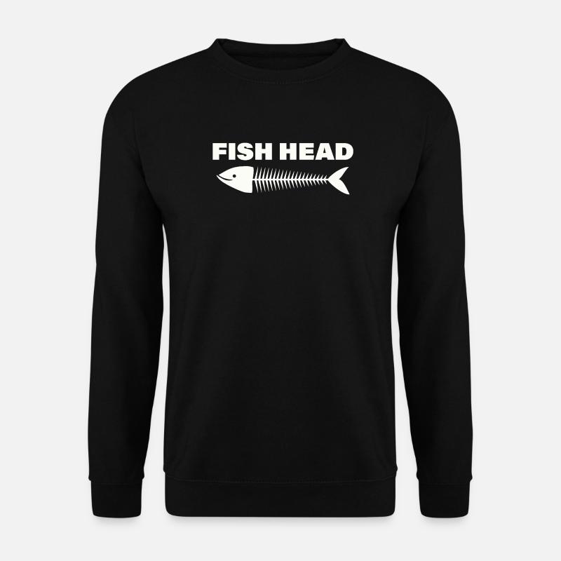 fish head - Unisex Sweatshirt - black