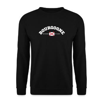 Bourgogne Pour Toujours Et A Jamais T-Shirt Cad... - Sweat-shirt Unisexe - noir - Devant - Alina (178cm) & Michal (187cm)