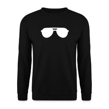 Runde Sonnenbrillen Silhouette - Unisex Pullover - Schwarz - Vorne - Alina (178cm) & Michal (187cm)
