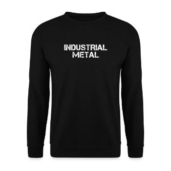 Industriemetall - Unisex Pullover - Schwarz - Vorne - Alina (178cm) & Michal (187cm)