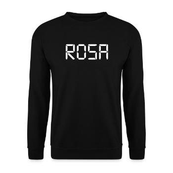 Pink – LCD - Unisex Pullover - Schwarz - Vorne - Alina (178cm) & Michal (187cm)