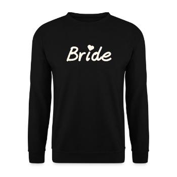 Bride - Unisex Pullover - Schwarz - Vorne - Alina (178cm) & Michal (187cm)