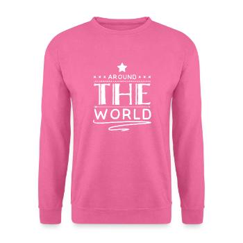 Autour du monde - Sweat-shirt Unisexe - rose - Devant