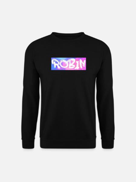 Robin Name Geschenk Geschenkidee Galaxie - Unisex Pullover - Schwarz