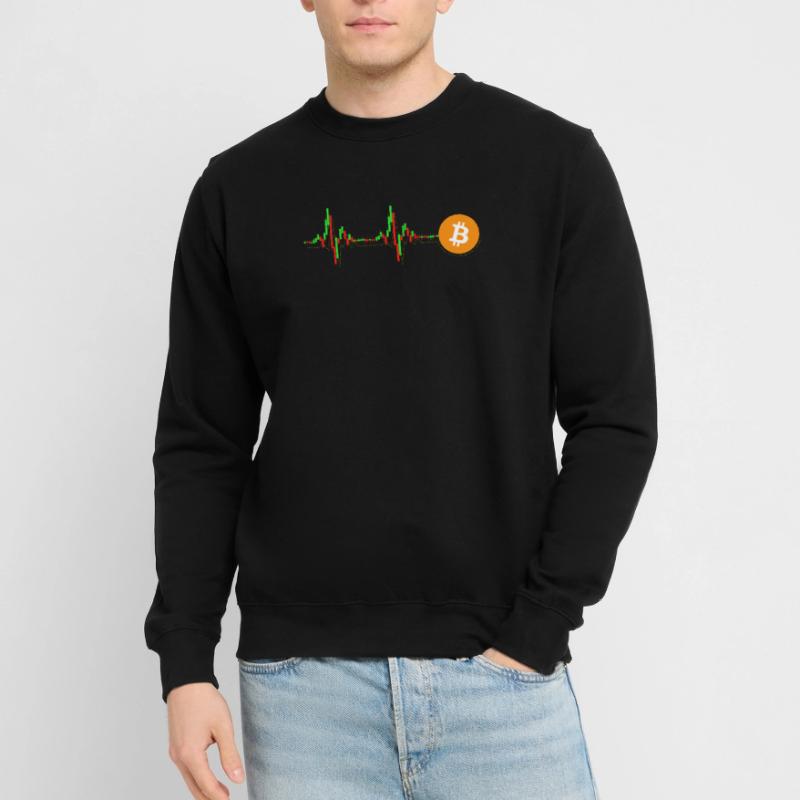Bitcoin Chart Pattern Unisex Sweatshirt