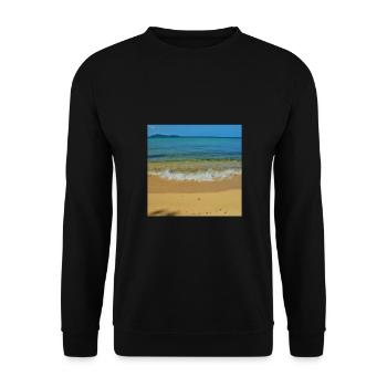 Plage - Sweat-shirt Unisexe - noir - Devant - Alina (178cm) & Michal (187cm)