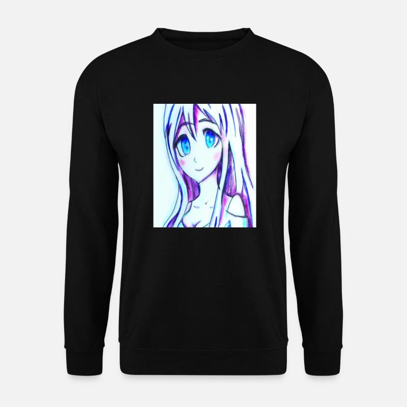 Japan Anime Zeichnung - Unisex Pullover - Schwarz
