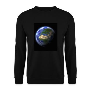Erde - Unisex Pullover - Schwarz - Vorne - Alina (178cm) & Michal (187cm)