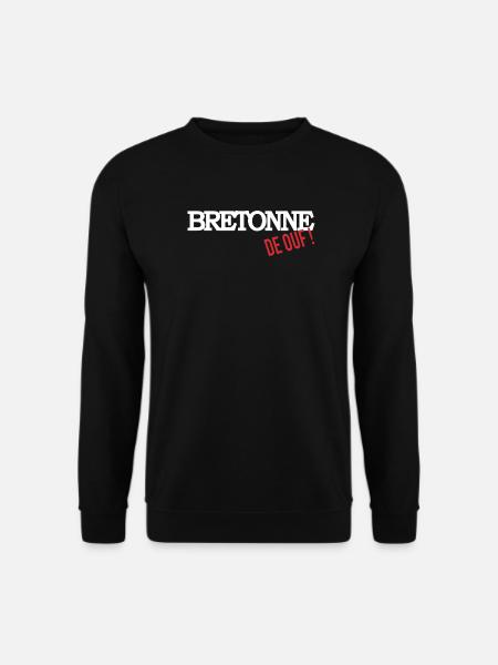 Bretonne de ouf - Sweat-shirt Unisexe - noir