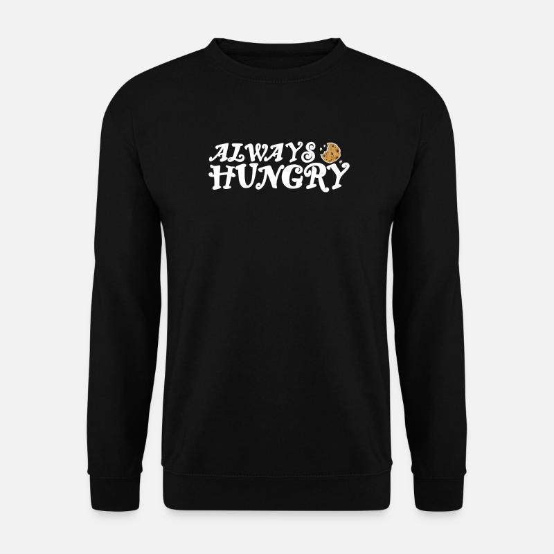 Always hungry bright design - Unisex Sweatshirt - black