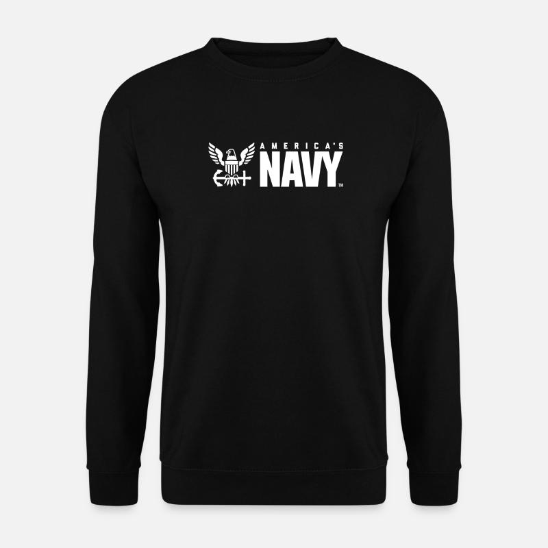 US Navy Emblem - Unisex Sweatshirt - black