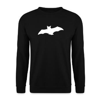 Bat Gothic: Symbol of Night & Freedom - Unisex Sweatshirt - black - Front - Alina (178cm) & Michal (187cm)