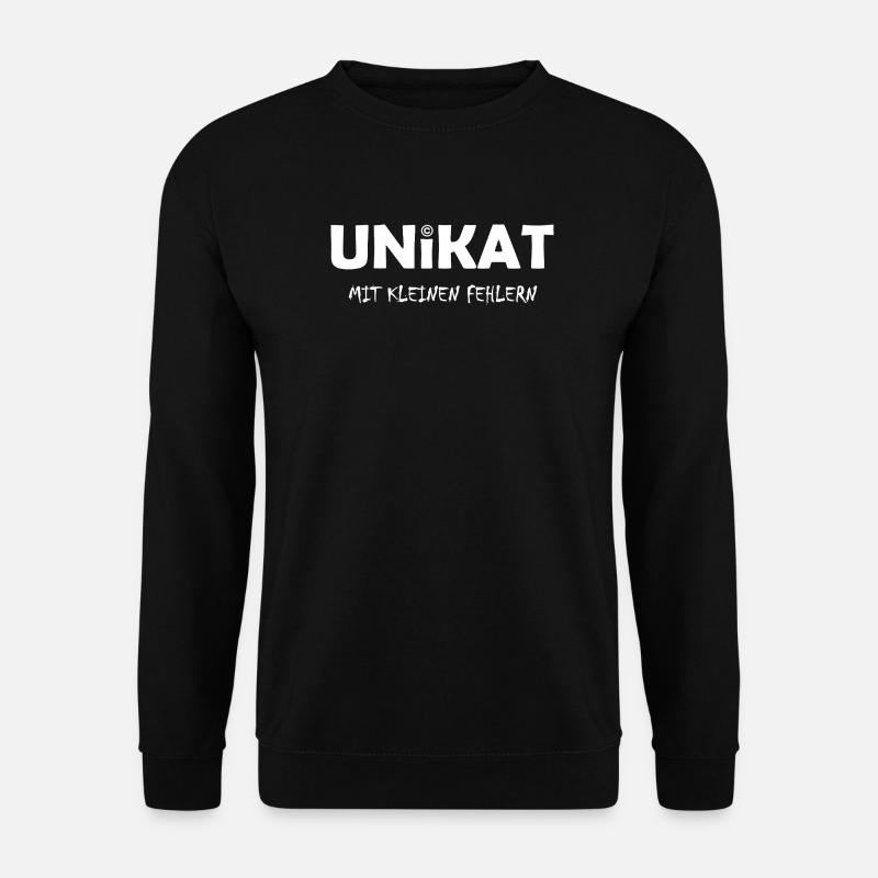 Unique piece with small flaws - Unisex Sweatshirt - black