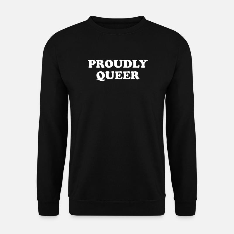 Fièrement queer - Sweat-shirt Unisexe - noir
