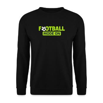 Football_mode - Unisex Pullover - Schwarz - Vorne - Alina (178cm) & Michal (187cm)