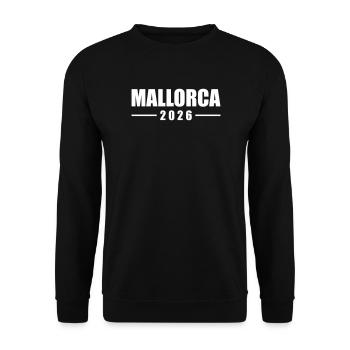 Mallorca 2026 - Unisex Sweatshirt - black - Front - Alina (178cm) & Michal (187cm)