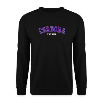 Cordoba Est 1966 - Unisex Sweatshirt - black - Front - Alina (178cm) & Michal (187cm)
