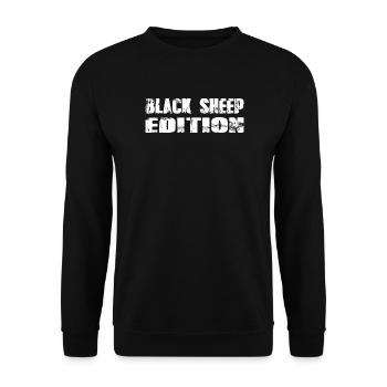 Édition Black Sheep - Sweat-shirt Unisexe - noir - Devant - Alina (178cm) & Michal (187cm)