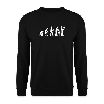 Bonsaï Évolution des plantes Bonsaï japonaises - Sweat-shirt Unisexe - noir - Devant - Alina (178cm) & Michal (187cm)