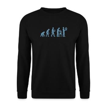 Japanese Bonsai Tree Plant Evolution Bonsai - Unisex Sweatshirt - black - Front - Alina (178cm) & Michal (187cm)