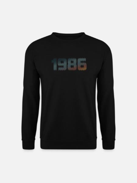 1986 - Unisex Pullover - Schwarz