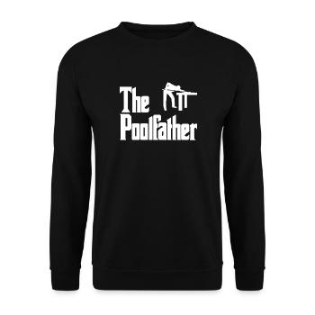Billard Pool Snooker Poolfather - Unisex Pullover - Schwarz - Vorne - Alina (178cm) & Michal (187cm)