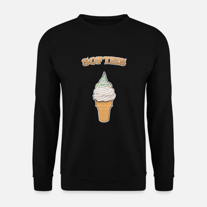 Softeis - Unisex Pullover - Schwarz