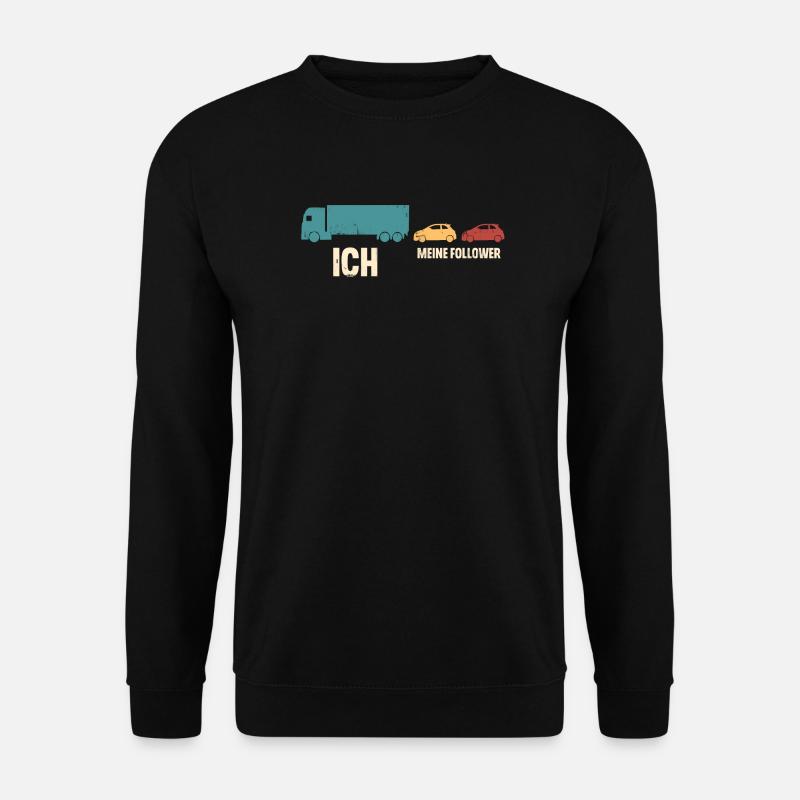 Lkw Fahrer - Unisex Pullover - Schwarz