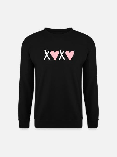 XOXO Hugs and Kisses - Unisex Sweatshirt - black