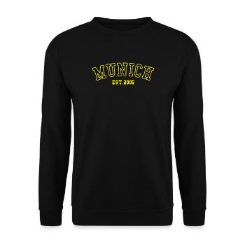 Munich_Est_2005 - Sweat-shirt Unisexe - noir - Devant - Alina (178cm) & Michal (187cm)