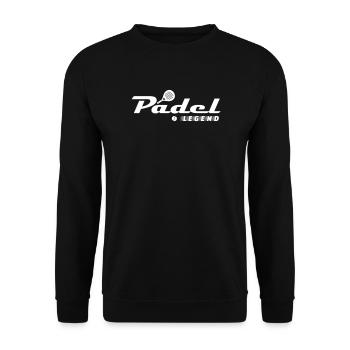 Légende du padel - Sweat-shirt Unisexe - noir - Devant - Alina (178cm) & Michal (187cm)