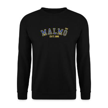 Malmö gegründet 1995 - Unisex Pullover - Schwarz - Vorne - Alina (178cm) & Michal (187cm)