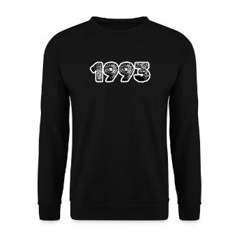 1993 - Unisex Sweatshirt - black - Front - Alina (178cm) & Michal (187cm)