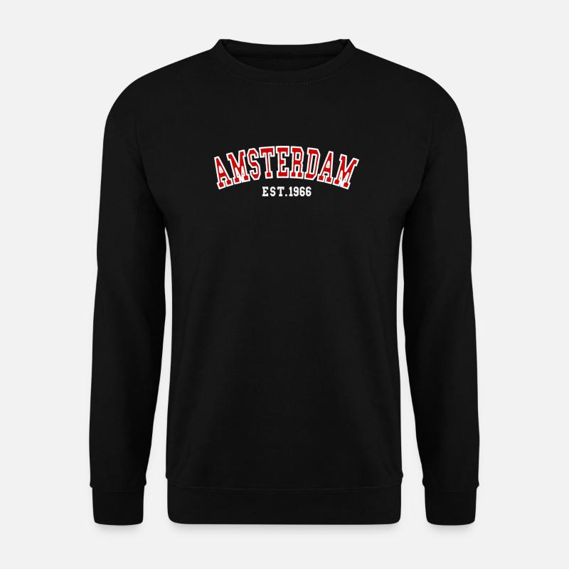 Amsterdam gegründet 1966 - Unisex Pullover - Schwarz