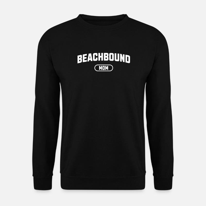 Maman à la plage - Sweat-shirt Unisexe - noir