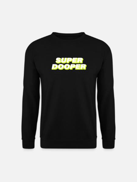 SUPER DOOPER - Sweat-shirt Unisexe - noir