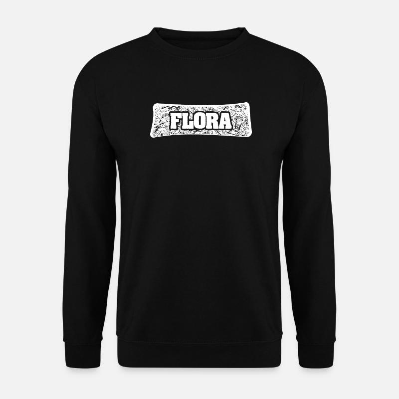 Flora as a name - Unisex Sweatshirt - black