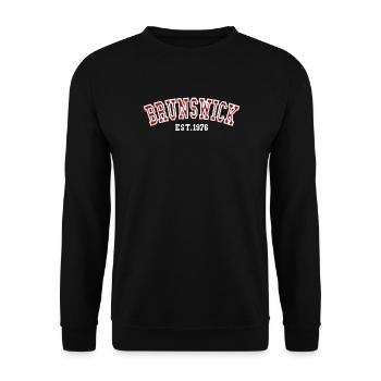 Brunswick Fondée en 1976 - Sweat-shirt Unisexe - noir - Devant - Alina (178cm) & Michal (187cm)