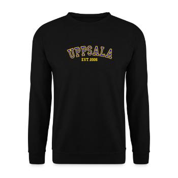 Uppsala Est. 2006 - Unisex Sweatshirt - black - Front - Alina (178cm) & Michal (187cm)