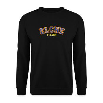 Elche Est. 2006 - Unisex Sweatshirt - black - Front - Alina (178cm) & Michal (187cm)