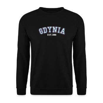 Gdynia Fondée en 1986 - Sweat-shirt Unisexe - noir - Devant - Alina (178cm) & Michal (187cm)