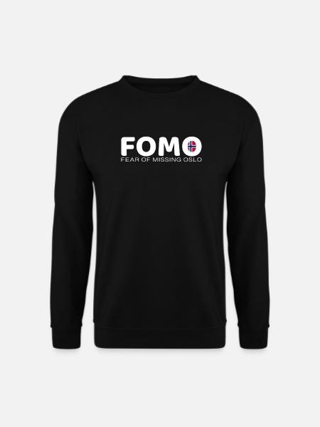 FOMO Oslo - Unisex Pullover - Schwarz