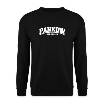 Pankow - Ost-Berlin - Bezirk - Deutschland - Unisex Pullover - Schwarz - Vorne - Alina (178cm) & Michal (187cm)