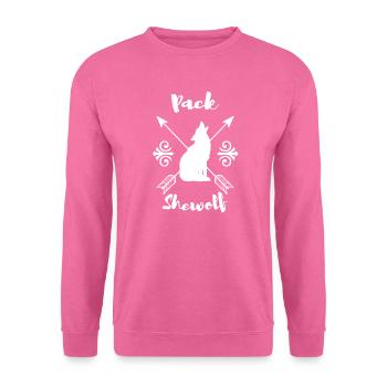 Pack She-wolf. Gifts for Mom. Mother. Mum. Strong. - Unisex Sweatshirt - pink - Front